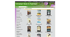 Desktop Screenshot of christianbookandnutrition.com