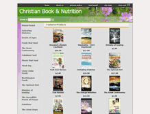 Tablet Screenshot of christianbookandnutrition.com